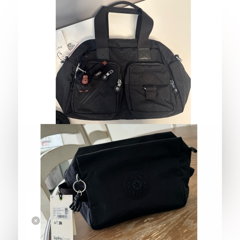 Kipling Black Toiletry Bag Durable Travel Essential